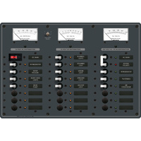 Blue Sea Panel 230VAC 8pos DC 16 Position