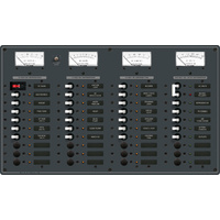 Blue Sea Panel 230VAC 10pos/12VDC 30pos