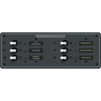 Blue Sea Panel 230VAC 6 Position H
