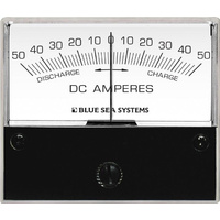 Blue Sea Ammeter DC 50–0–50A w/Shunt