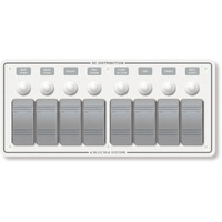 Blue Sea Panel H2O 12VDC CLB 8pos H