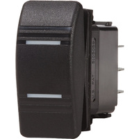 Blue Sea Switch Contura SPDT ON-OFF-ON Black 8283
