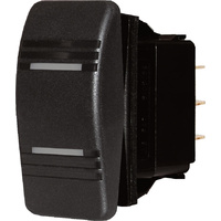 Blue Sea Switch Contura DPDT ON-OFF-ON Black 8286