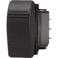 Blue Sea Switch Contura DPDT (ON)OFF(ON) Black 8290