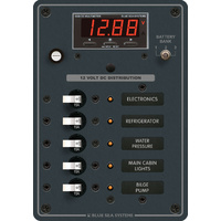 Blue Sea Panel DC 5 pos DMM