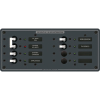 Blue Sea Panel 120VAC 8pos w/Main H