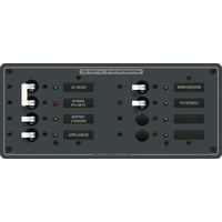 Blue Sea Panel 230VAC 8pos w/Main H