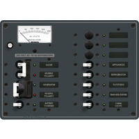 Blue Sea Panel 230VAC SourceSel 9pos VMtr