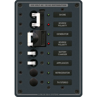 Blue Sea Panel 230VAC SourceSel 16A 8pos