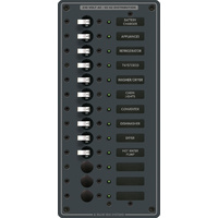 Blue Sea Panel 230VAC 13 Position V