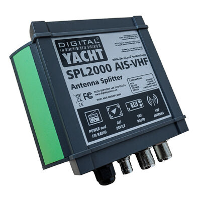 Digital Yacht SPL2000 VHF ANTENNA SPLITTER FOR VHF/AIS OPERATION FROM 1 ANT (WITH FM)