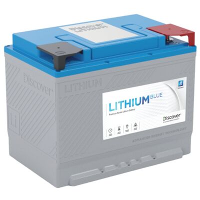 Discover Lithium Blue LiFePO4 Bluetooth Battery, 12v 100Ah