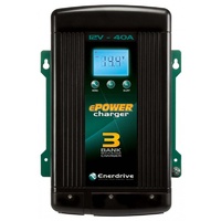 Enerdrive ePOWER 40amp/12v Smart Battery Charger  240V AC - EN31240