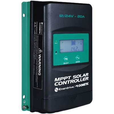 Enerdrive MPPT Solar Controller w/Display - 92VOC | 20Amp 12/24V