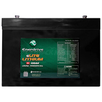 Enerdrive 12v 100Ah eLITE Lithium Battery LiFePO4 Prismatic Cell - EOL