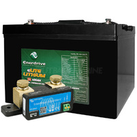 Enerdrive 12v 100Ah eLITE Lithium Battery LiFePO4 Prismatic Cell with Bluetooth SmartShunt