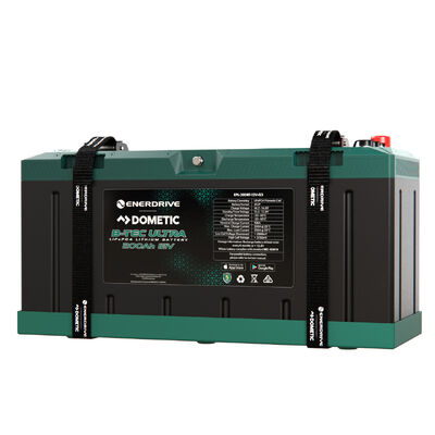Enerdrive B-TEC ULTRA 200AH / 12v LiFePO4 Battery Gen3 IP67