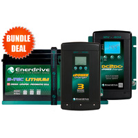 Enerdrive ePOWER B-TEC 200Ah G2 Lithium Battery with EN3DC40+ DC2DC Charger & 40A AC Smart Charger