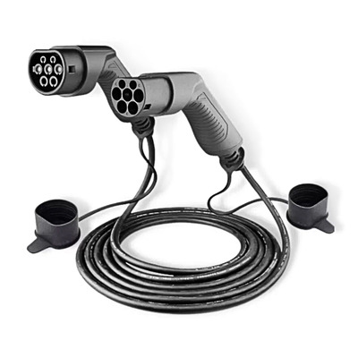 Type 2 to Type 2 EV Charging Cable, 22kW, 5 Metres