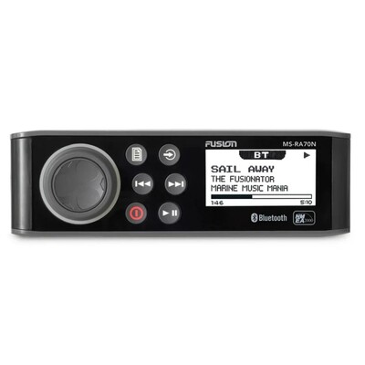Fusion RA70 Series Marine Stereos, MS-RA70N Marine Stereo with Bluetooth and NMEA 2000