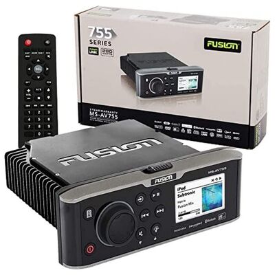 Fusion MS-AV755, Fusion, Marine Stereo with DVD/CD Player, Retail