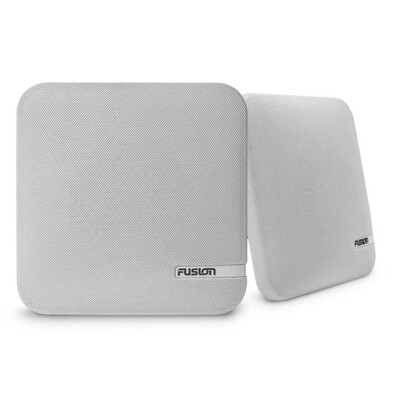 Fusion Shallow Mount Series Marine Speakers, White
