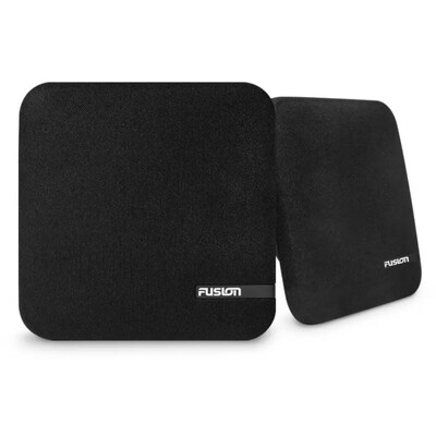 Fusion Shallow Mount Series Marine Speakers, Black