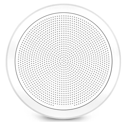 Fusion FM Series Marine Subwoofers, 10&quot; 400-Watt Round White Flush-Mount Marine Subwoofer