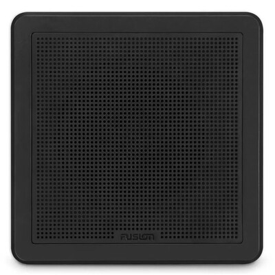 Fusion FM Series Marine Subwoofers, 10&quot; 400-Watt Square Black Flush-Mount Marine Subwoofer
