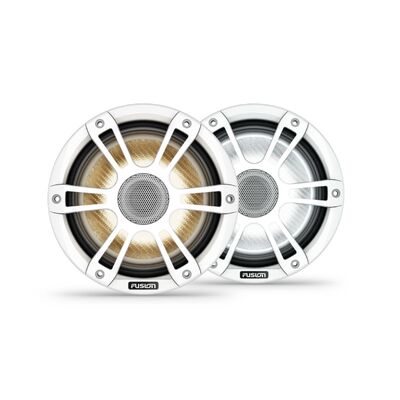 Fusion Signature Series 3i Marine Speakers, 6.5" 230-watt CRGBW Coaxial Sports White Marine Speakers (Pair)