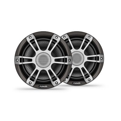 Fusion Signature Series 3i Marine Speakers, 7.7&quot; 280-watt Coaxial Sports Grey Marine Speakers (Pair)