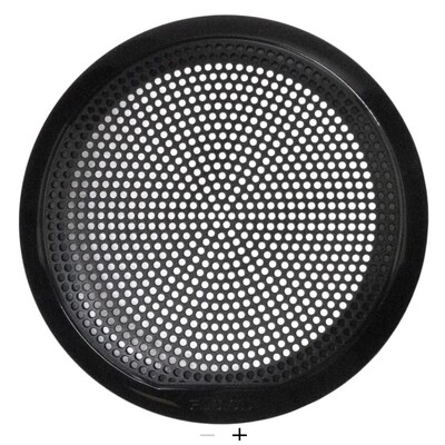 Fusion EL Series Accessory Grilles, 6.5&quot; Classic Black Speaker Grilles (Pair)