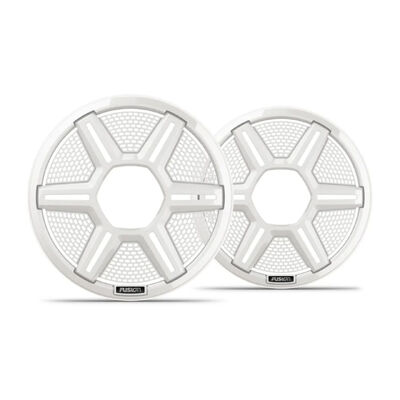 Fusion Apollo Speaker grilles, 7.7" Shielded white speaker grilles (pair)