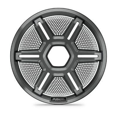 Fusion Apollo Subwoofer grille, 10" Shielded gray subwoofer grille