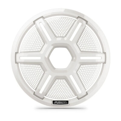Fusion Apollo Subwoofer grille, 10" Shielded white subwoofer grille