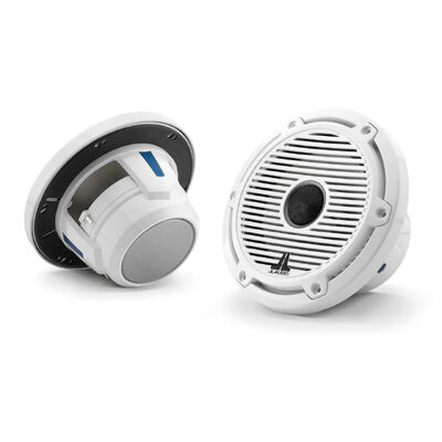 Garmin M6-880X-C-GwGw, 8.8-inch (224 mm) Marine Coaxial Speakers, Gloss White Trim Ring, Gloss White Classic Grille, Black Tweeter Mesh
