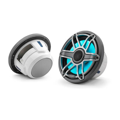 JL Audio® M6 Marine Speakers, 6.5&quot; with LED and Titanium Sport Grille