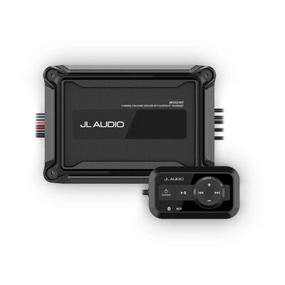 JL Audio® AP amplifier with Bluetooth® technology, 4 Channel Compact Marine Amplifier