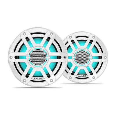JL Audio® M200 6.5" LED Marine Speakers - White