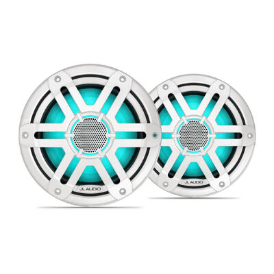 JL Audio® M200 7.7" LED Marine Speakers - White