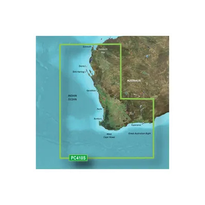 Garmin BlueChart g3 microSD with SD Adaptor - Esperance to Exmouth Bay