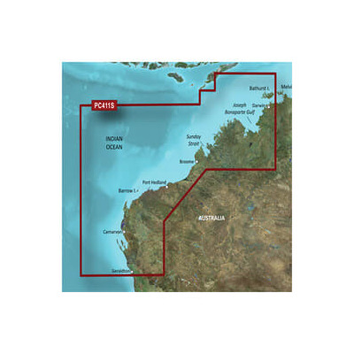 Garmin BlueChart g3 microSD with SD Adaptor - Geraldton to Darwin