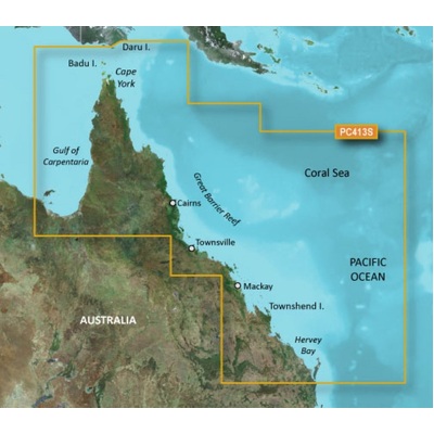 Garmin BlueChart g3 microSD with SD Adaptor - Mornington Island - Hervey Bay