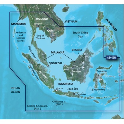 Garmin BlueChart g3 microSD with SD Adaptor - Sin/Mal/Indonesia