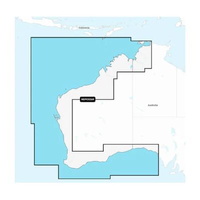 Garmin Navionics+ Australia, West - Inland and Coastal Marine Charts