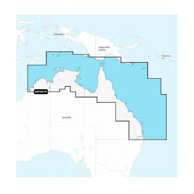 Garmin Navionics+ Australia, Northeast - Inland and Coastal Marine Charts