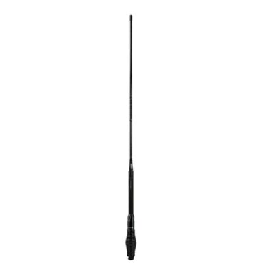 GME AE4018BK1 UHF 640mm Elevated Feed Base, AS002B Spring, Fibreglass Colinear Antenna (6.6dBi Gain) - Black