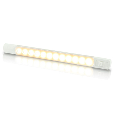 Hella LED Surface Strip Lamps with Switch 24V - Warm White