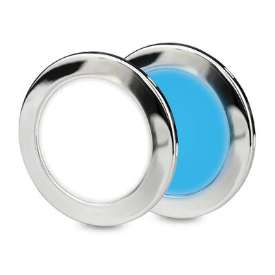 Hella Lamp Rnd Ss Trim White/Blue