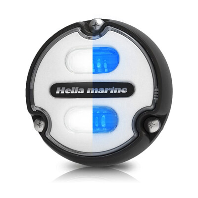 Hella Apelo A1 Thermal Polymer White &amp; Blue Underwater Light White Lens